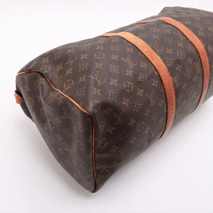 Louis Vuitton Monogram Keepall 50 M41426 Leather Boston Bag Business Travel