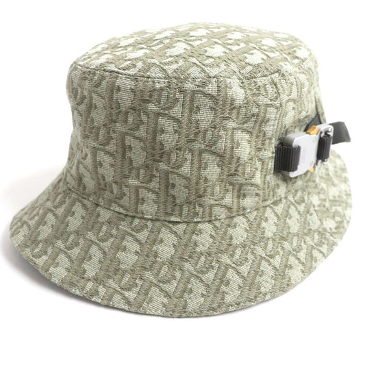 DIOR Homme 293c906j5763 Oblique Cotton Polyester Allover Jacquard Hat With