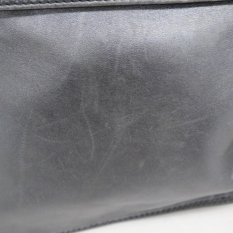 Chanel Shoulder Bag Lambskin Black Gold Hardware Women