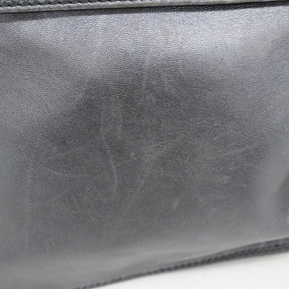 Chanel Shoulder Bag Lambskin Black Gold Hardware Women