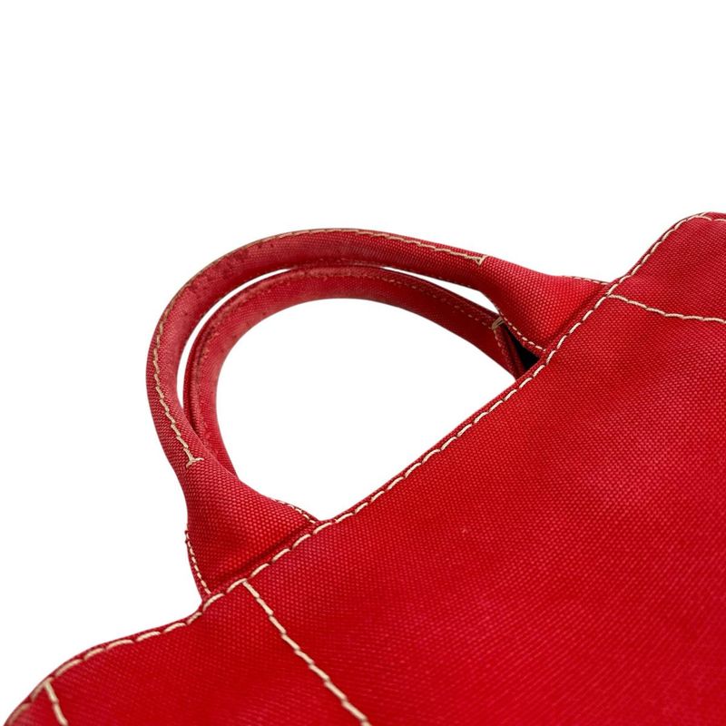 Prada Bn2439 Mini 2-way Canapa Tote Bag Prada Red