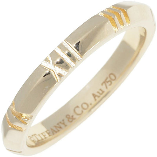 Tiffany & Co Ring 18K Yellow Gold Atlas X Closed Narrow Ring Width 3mm (012in)