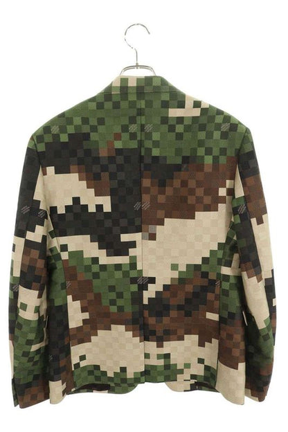 Louis Vuitton 24SS Rm241 HSB Hqj60e Damoflauge Tailored Jacket Men's 46