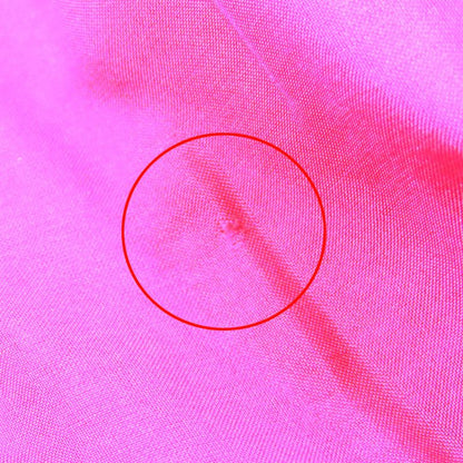 CHANEL P70041 Coco Mark Gold Button Cotton Tweed Collarless Jacket Pink 36 Made