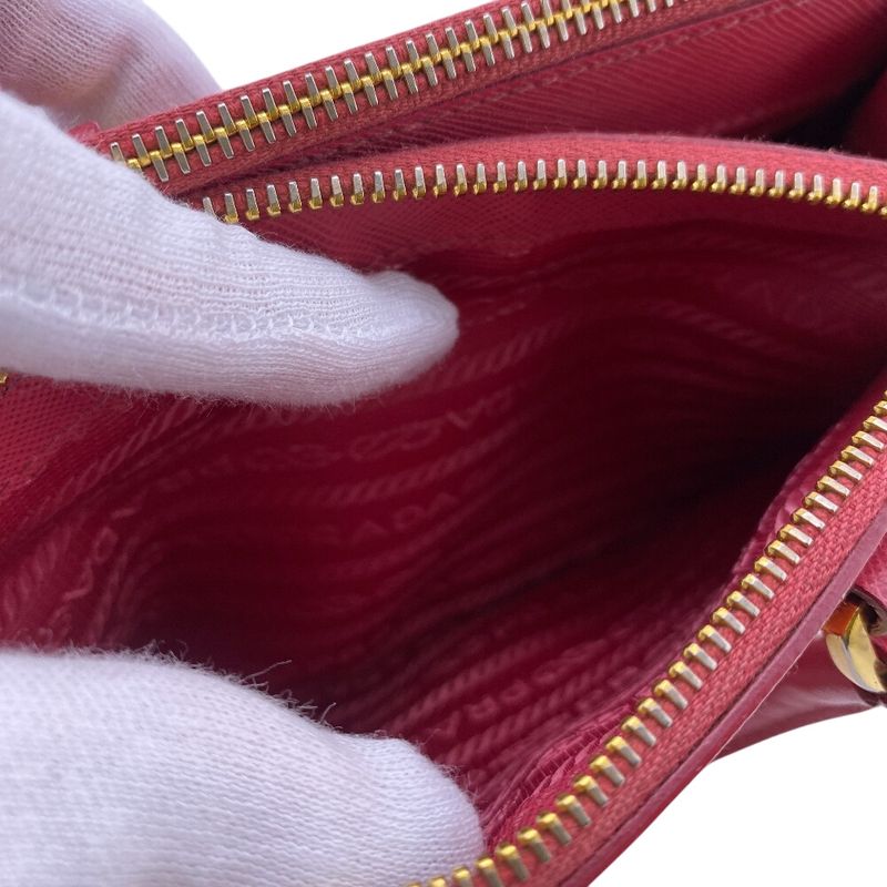 Prada Galleria Mini Handbag Bag Cabasn Brand Pink Ladies