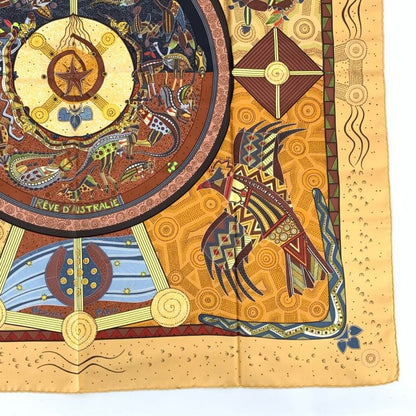 Hermes Silk Scarf Carre 90 REVE D'australie Australian Dream