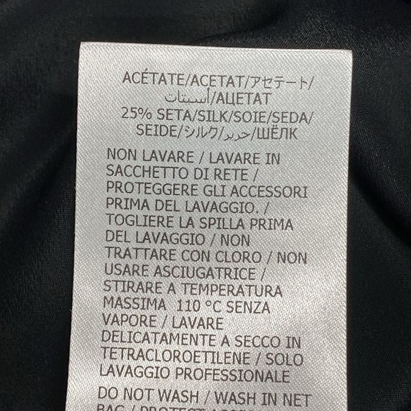 Gucci Dress Size 38 S Women - 771367 Zapgo Black And Ivory Regular Collar Long