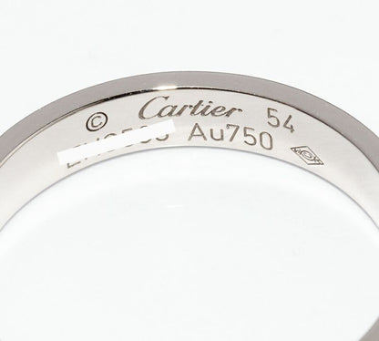 Cartier Ring 18K White Gold Love Ring Small Model Mini Love Ring Love Wedding