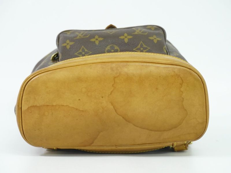 Authentic Louis Vuitton LV Montsouris MM Backpack Sac Backpack Monogram Brown