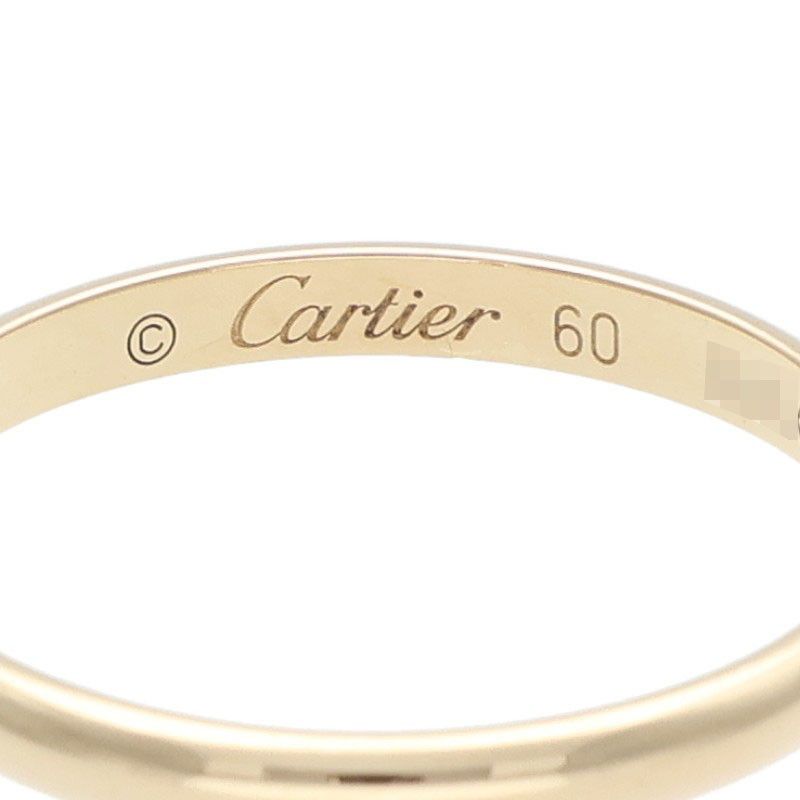 Cartier Classic Band 18K Yellow Gold Yellow Gold Ring Men's Size 19