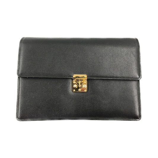 Yves Saint Laurent Clutch Bag Second Bag Black