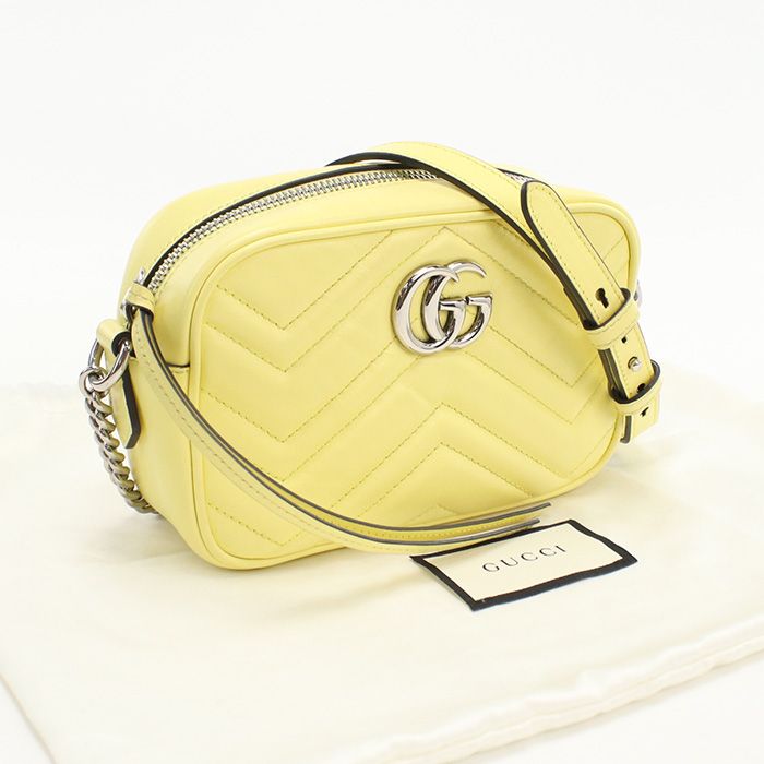 Gucci Mini Camera Bag GG Marmont 634936 Shoulder Bag Quilted Leather Women