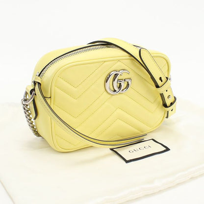 Gucci Mini Camera Bag GG Marmont 634936 Shoulder Bag Quilted Leather Women
