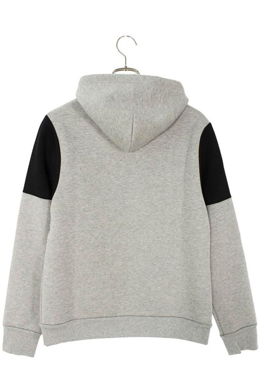 Balenciaga 25SS 808832 Trvj2 Bicolor Sport Logo Zip Up Hoodie Men's L