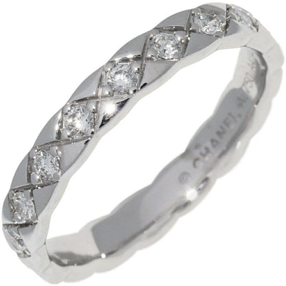 Chanel Ring 18K White Gold Diamond 18P (approx 034ct) Coco Crush Ring Mini