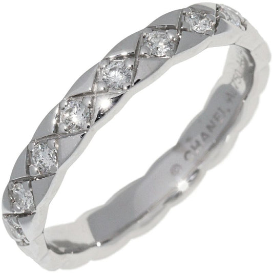Chanel Ring 18K White Gold Diamond 18P (approx 034ct) Coco Crush Ring Mini