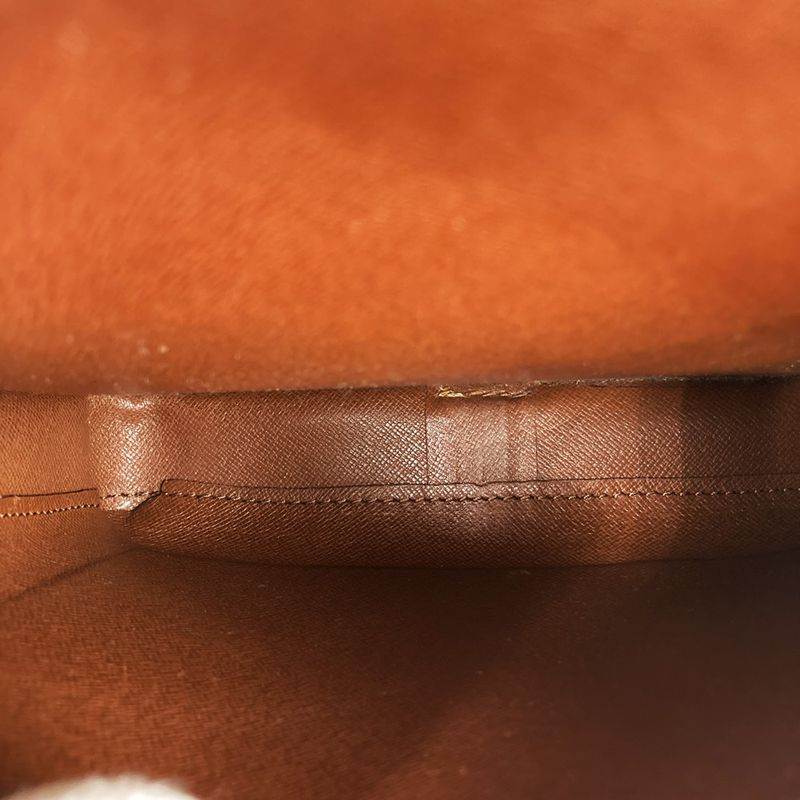 Louis Vuitton M51253 Cartes Ciel Shoulder Bag Brown Monogram Canvas Vintage