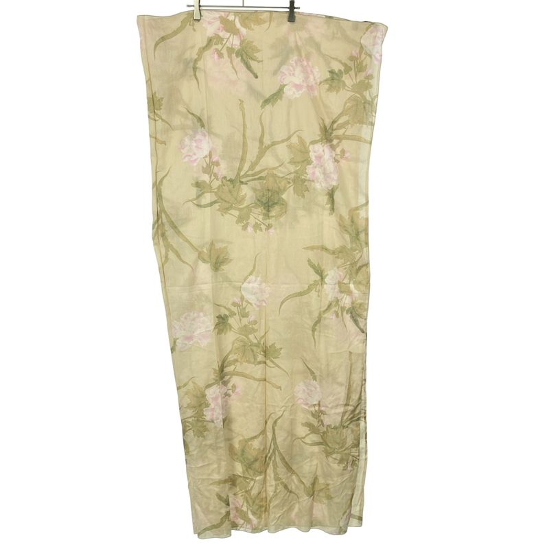 Gucci Flower Cotton Scarf Beige