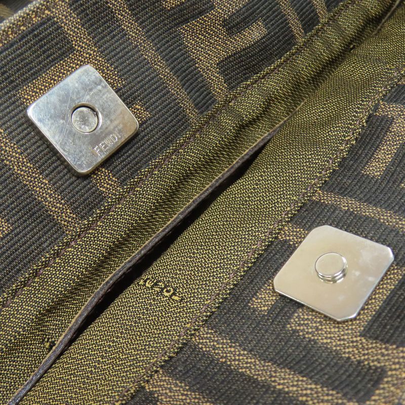 Fendi Zucca Pattern Tote Bag Canvas Women