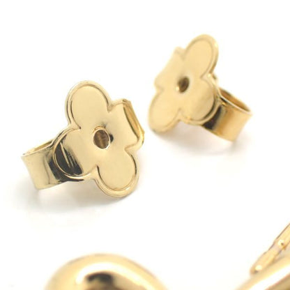 Louis Vuitton Book De Reuil Heart Fallen Love PM Earrings M00463 Gold Color GP