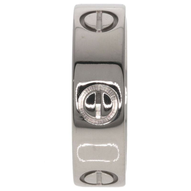 Cartier Love Ring #51 Ring - 18K White Gold Ladies