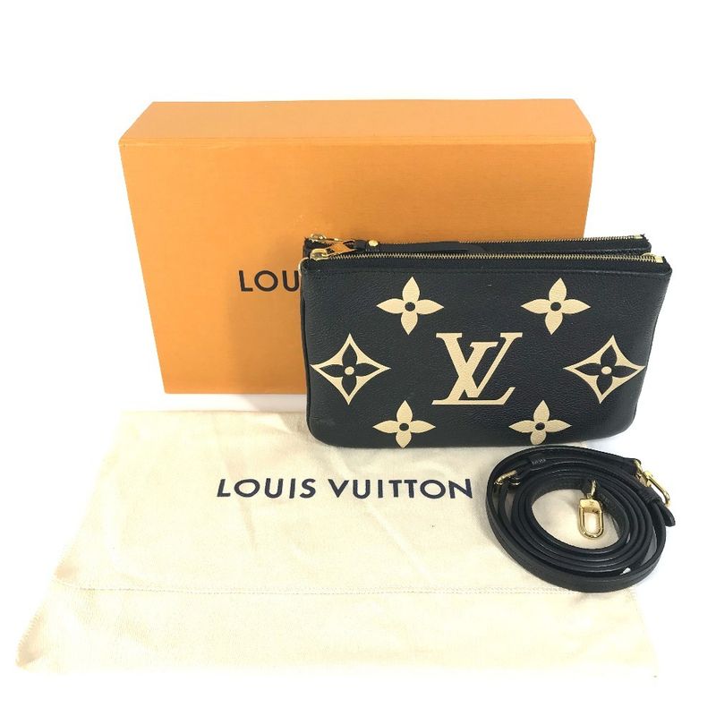 Louis Vuitton Shoulder Bag Pochette Double Zip M80787 Monogram Empreinte