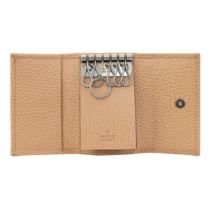 Gucci Key Case GG Marmont Rose Beige