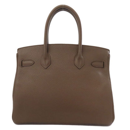 Hermes Birkin 30 Verso Silver Hardware Handbag Taurillon Women