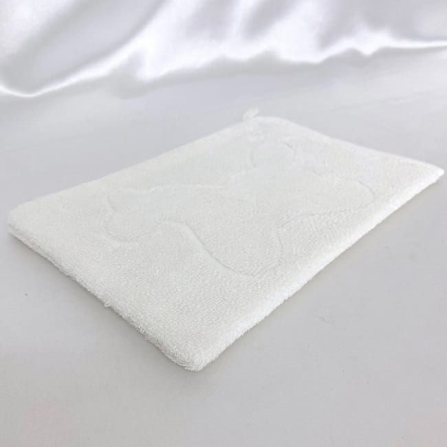 Hermes Baby Bath Mittens White Adada Ec20574 Never Used
