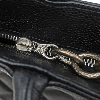Chanel Tote Bag Revival Tote Caviar Skin Black Gunmetal Hardware Black Coco