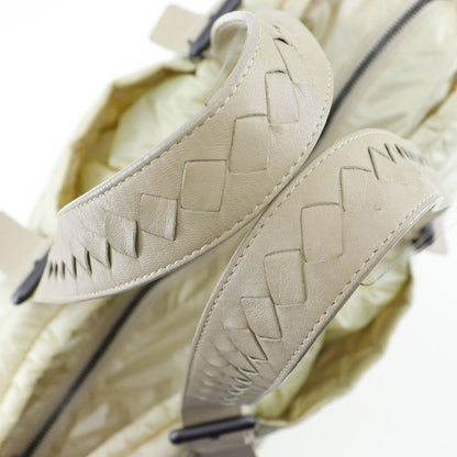 Bottega Veneta Bottega Veneta Spinnaker Intrecciato Nylon Gold Beige Women's