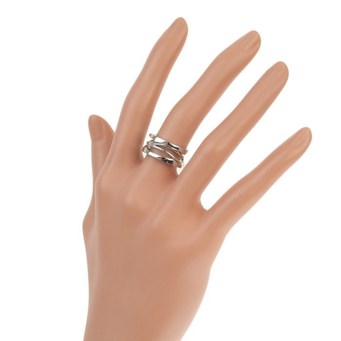 Bvlgari Bulgari B-zero1 Legend Ring 18K White Gold 750 White Gold #50 B-zero1