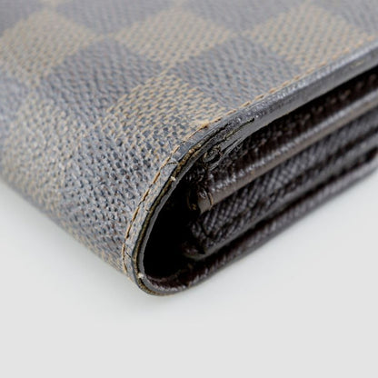 Louis Vuitton Pochette Portmonnais Cles Di N61724 Damier Canvas Brown Ca0015
