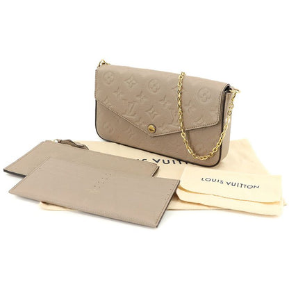 Louis Vuitton Monogram Empreinte Pochette Felicie Chain Wallet Leather M82609