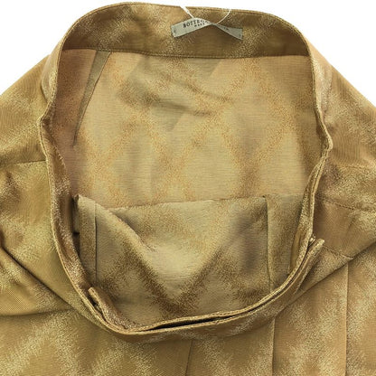 Bottega Veneta Silk Jacquard Skirt Camel Brown 42