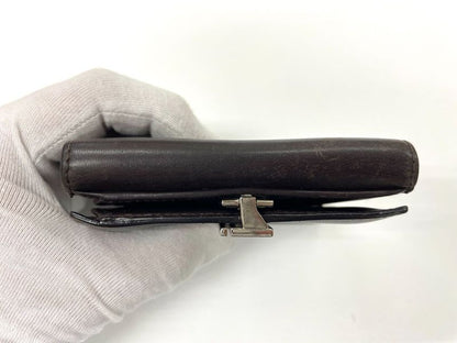 Gucci Leather Bifold Wallet 035.2778.1965 Dark Brown Made In Italy