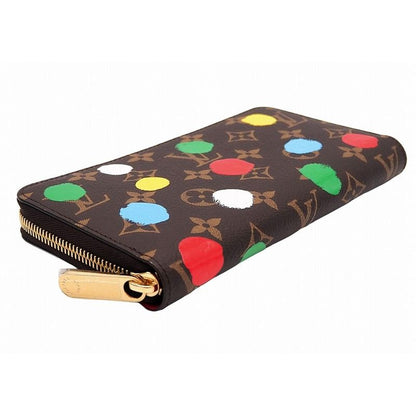 Louis Vuitton LV X Yk Zippy Wallet Painted Dot Monogram Canvas Polka