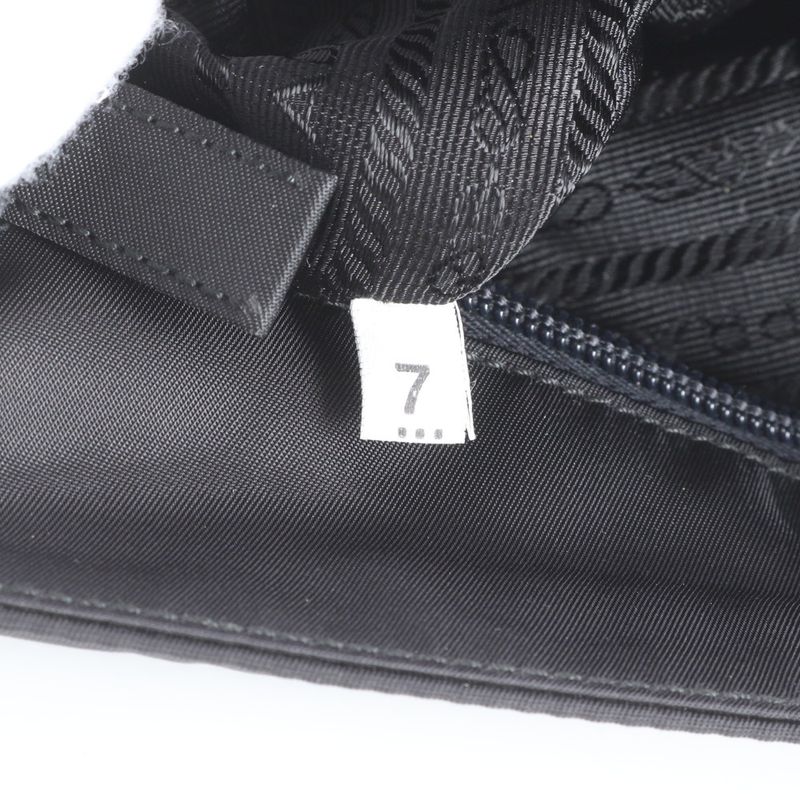 Prada Authenticity With Card Tessuto Nylon Triangle Logo Handbag Shoulder B6242