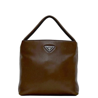 Prada Handbag Brown Bruciato B6263 Top Handle