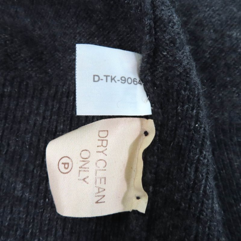 CHANEL Vintage 100% Cashmere Coco Mark Buttons Long Length Long Sleeves Knit