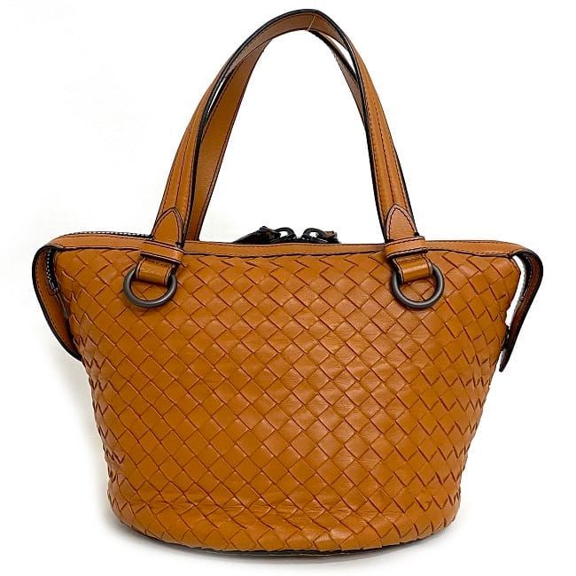 Bottega Veneta 2way Bag Tamboura Orange Camel