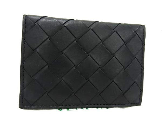 Bottega Veneta Intrecciato Leather Card Case Card Holder Men's Ladies