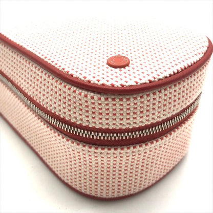 Hermes Escal Makeup Pouch Vermillion Case Red