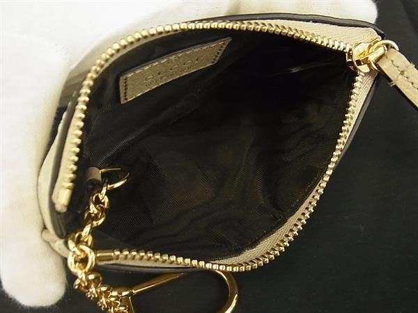 Gucci GG Pattern PVC Coin Case Coin Purse Women's Light Grey Fa4161