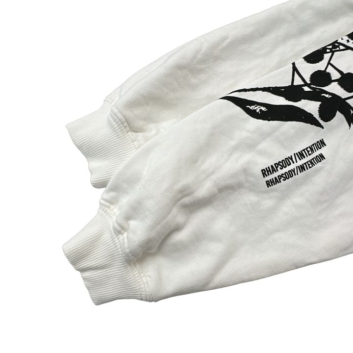 Prada 134621 S211 1YTP Triangle Plate Pullover Hoodie Men's White M