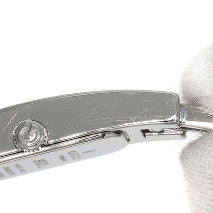 Gucci 3900l Square Face Dial With Diamonds Wristwatch SS Ladies