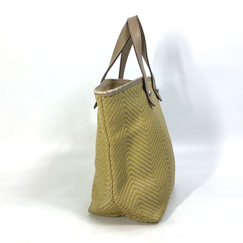 Hermes Tote Bag Cabas Chennai PM Leather Yellowish
