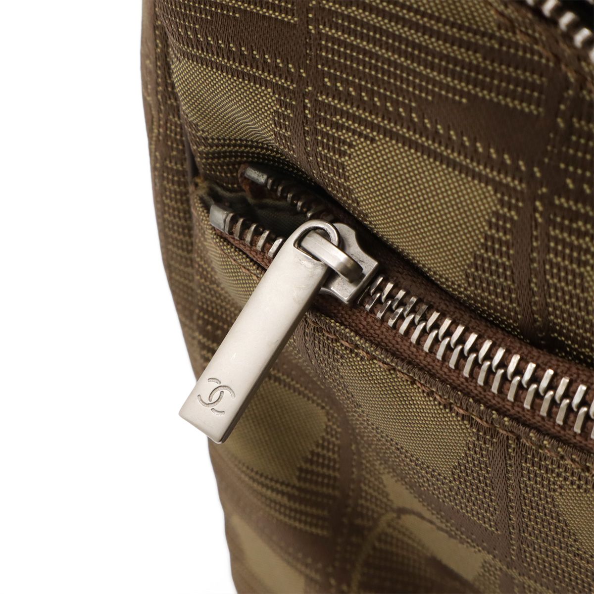 Chanel New Travel Line Backpack Sac Backpack Shoulder Bag 2WAY Nylon Jacquard