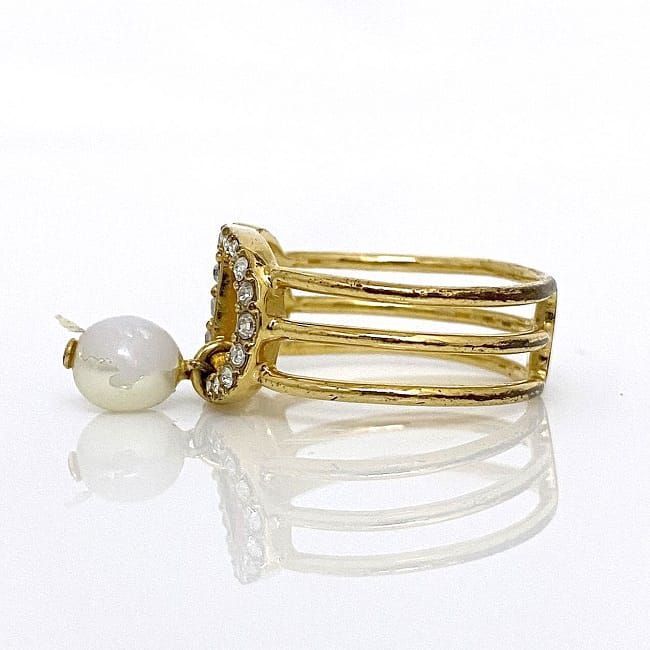 Christian Dior Ring Gold #11 Ring GP