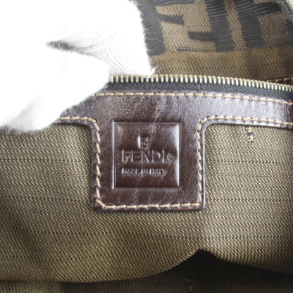 Fendi Zucca Handbag Khaki Canvas